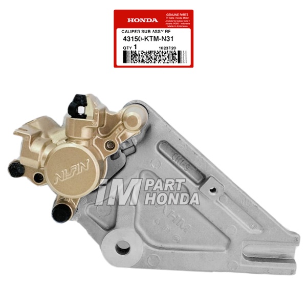 43150-KTM-N31 Bracket Dudukan Kaliper & Master Rem Belakang Supra X 125 Lama Batman 2005 - 2013 JKT