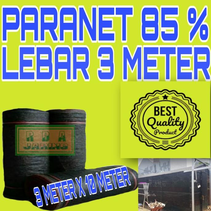 paranet 85% lebar 3 meter ( panjang 10 meter )