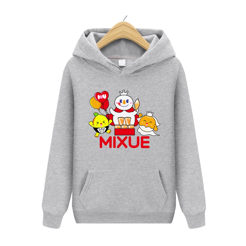 FenishaStore MIXUE ICE CREAM VIRAL Sweater Hoodie Kupluk Anak Laki /Perempuan Usia 4-13+ Tahun Bisa Bayar Ditempat COD