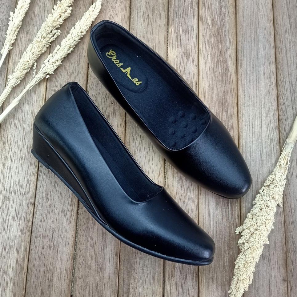 REKOMENDASI ERASMAS WG3 3 cm Sepatu Kerja Wanita Sepatu Formal Wanita Sepatu Kantor Wanita Sepatu We