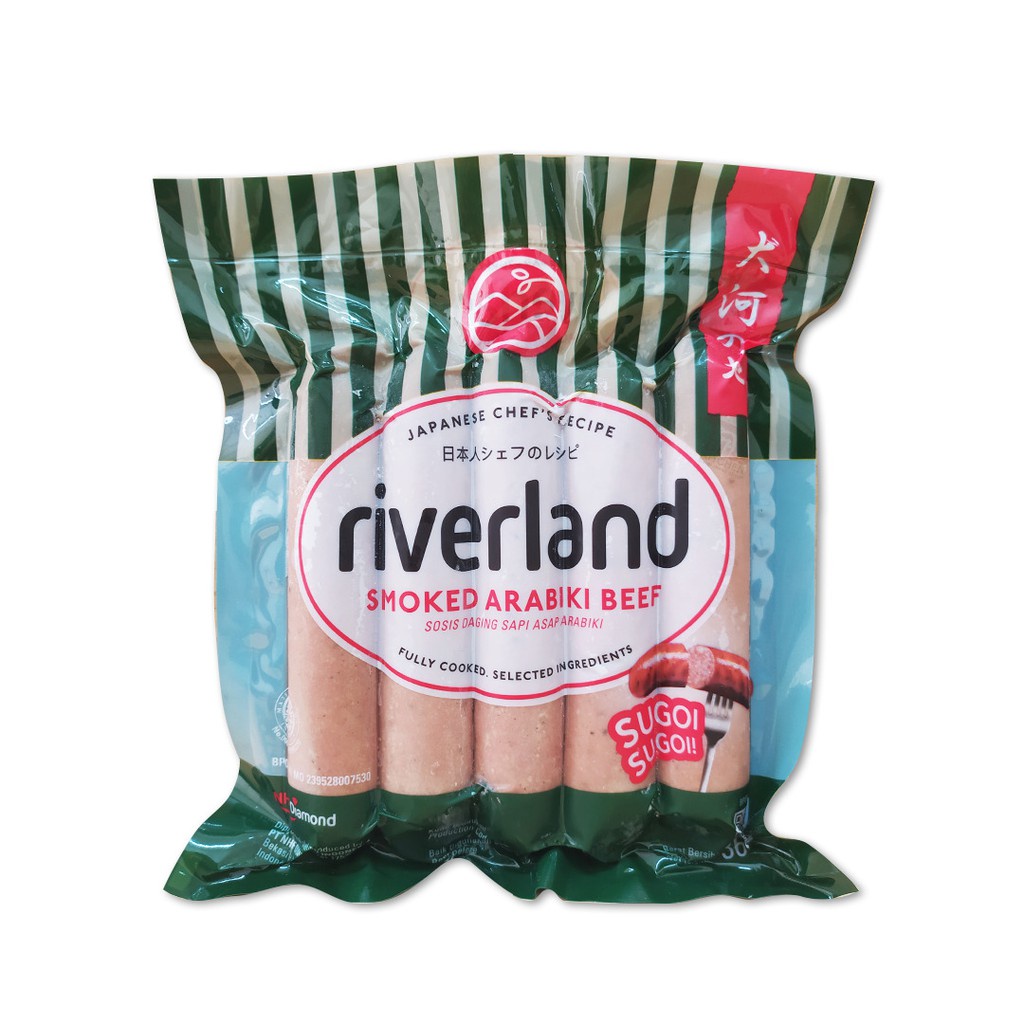 

RIVERLAND SMOKED ARABIKI BEEF SAUSAGE 360 GR - SOSIS