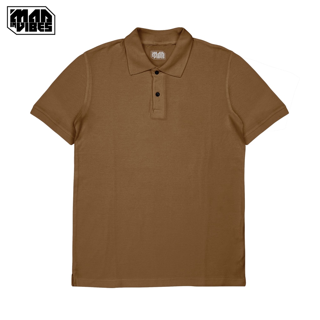Kaos Polo Berkerah Bahan Lacoste Warna Coklat Susu
