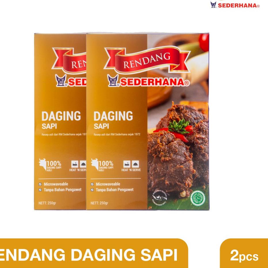 

✦ Rendang Sederhana - Paket Double Rendang Daging Sapi ✾