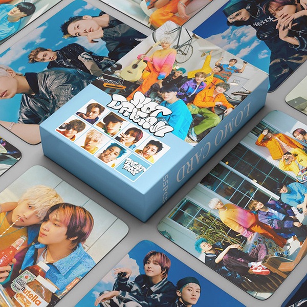 lomo card NCT DREAM beatbox photo card 55 pcs print 2 sisi bolak balik agk036(2h1)