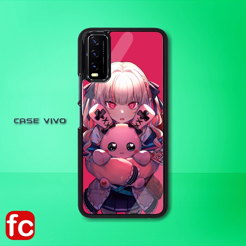 Case Glossy Vivo Y12s Y20 Y20S G Y20i Y20T Y12A [FR05] Anime Girl Pic HD Casing KilauHp Vivo Kesing 