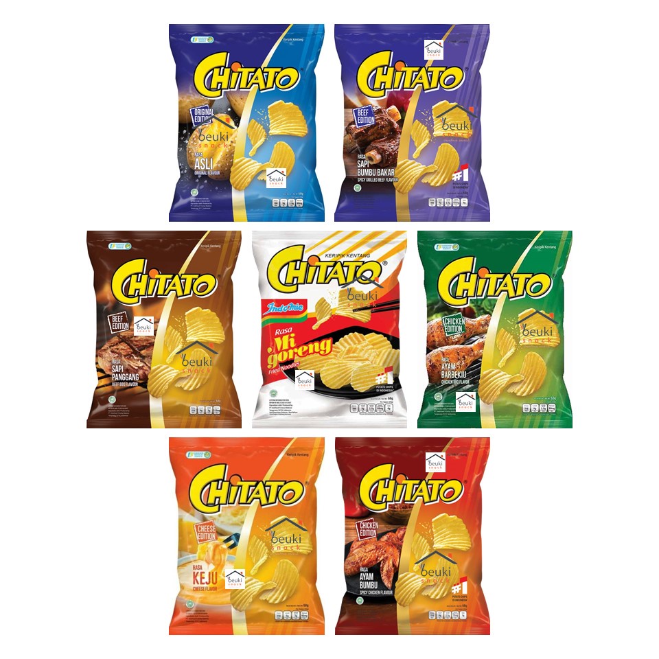 

Chitato Pack Besar Makanan Ringan Kentang Berbagai Varian Pilih Rasa