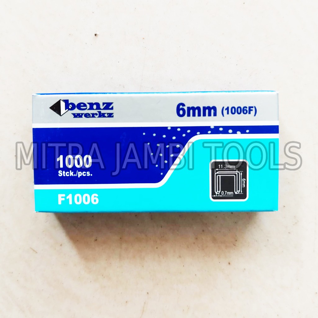 

ISI STAPLES TEMBAK BENZ 6 MM KECIL / REFILL STAPLES 1000 PCS