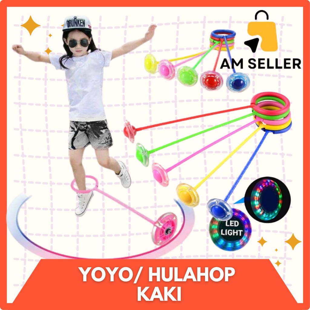 HOLAHOP LED KAKI ALAT OLAHRAGA ANAK DAN DEWASA HULAHOP /MAINAN HULAHUP KAKI LAMPU NYALA /HULA HOOP KAKI /MAINAN KAKI /HULA HOOP KAKI FULL LED