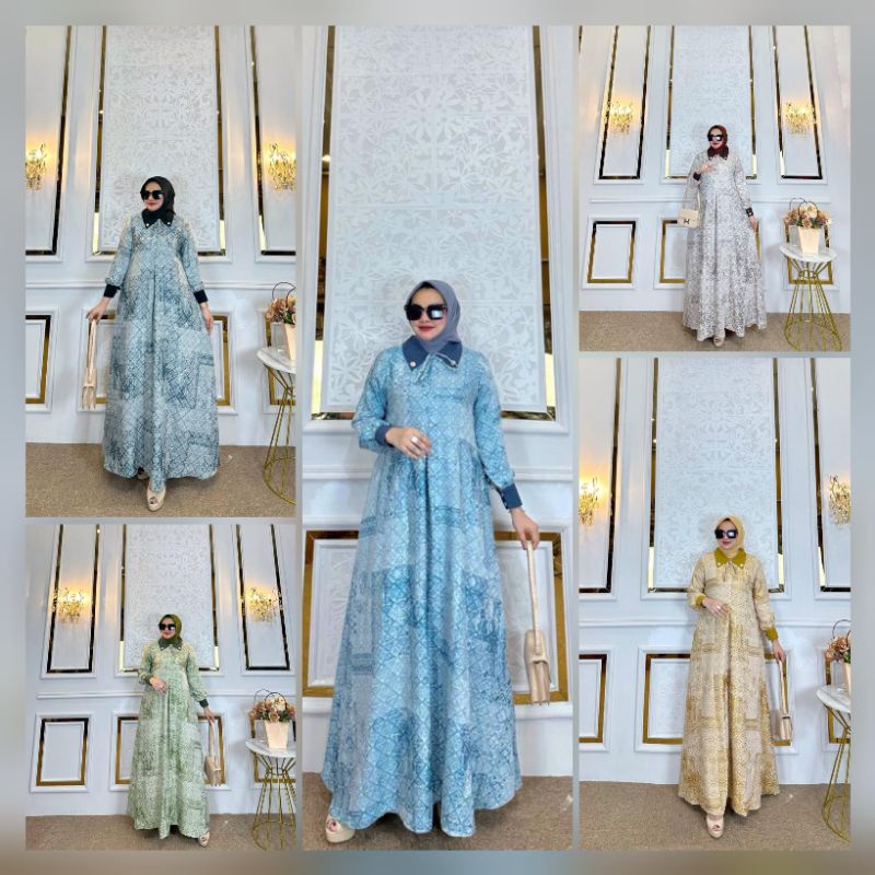 Gamis Dress Terbaru Sahla by Fadiyah