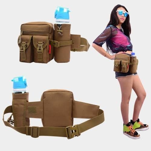 Tas Pinggang Army Tactical Dengan Tempat Botol Air Minum