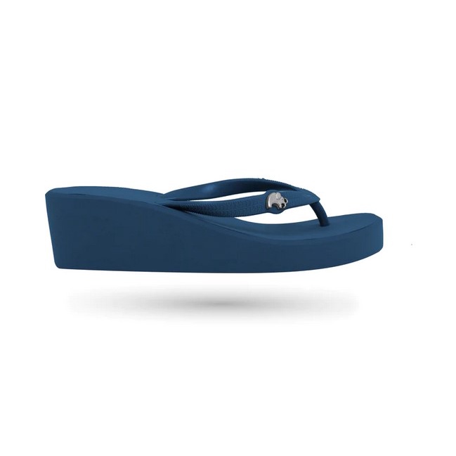 Sandal Fipper Wedges S Blue Snorkel Original