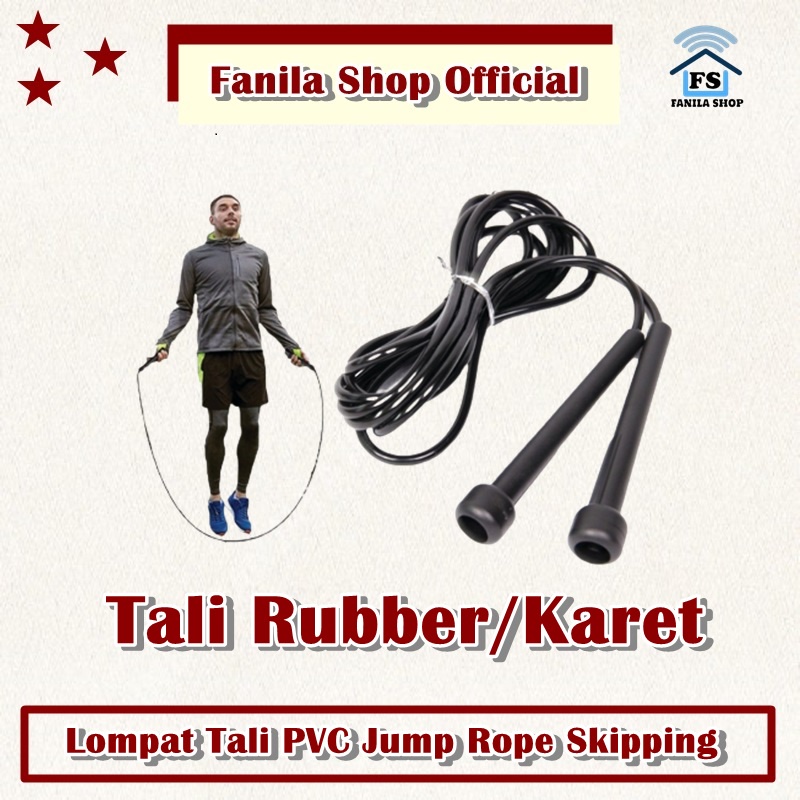 Lompat Tali PVC Jump Rope Skipping