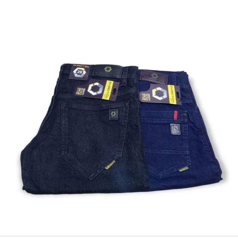 celana jeans panjang warna dark IN-SECTION