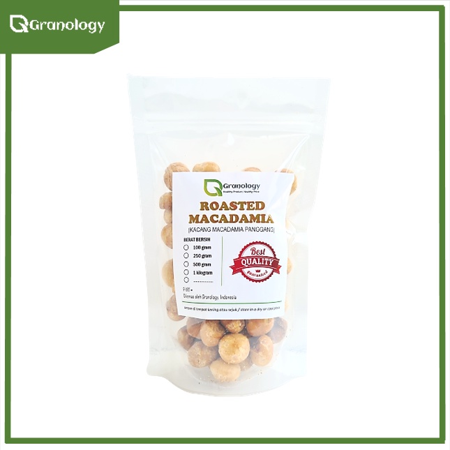 Kacang Macadamia Panggang / Roasted Macadamia (250 gram) by Granology