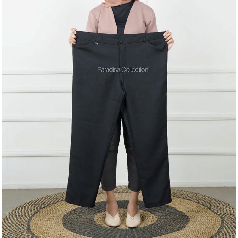 CELANA KERJA WANITA SUPER JUMBO BIG SIZE MUAT BB 100KG+ / CELANA KANTOR WANITA / CELANA FORMAL