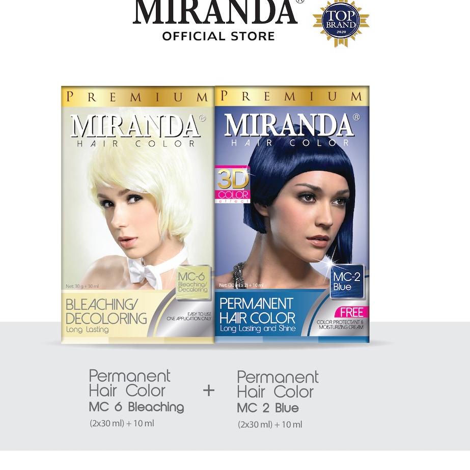 TERMURAH Miranda Paket Rambut MC2 Blue & MC6 Bleaching
