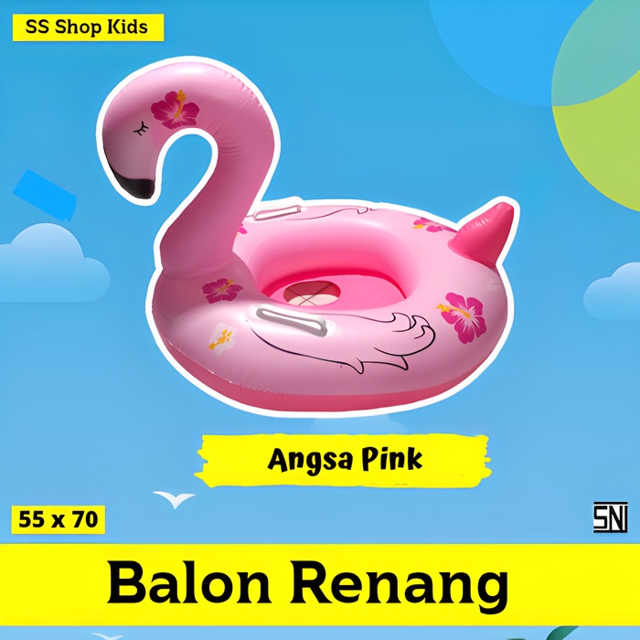 Terlaris Pelampung Ban Balon Renang Anak Bebek Angsa Flamengo