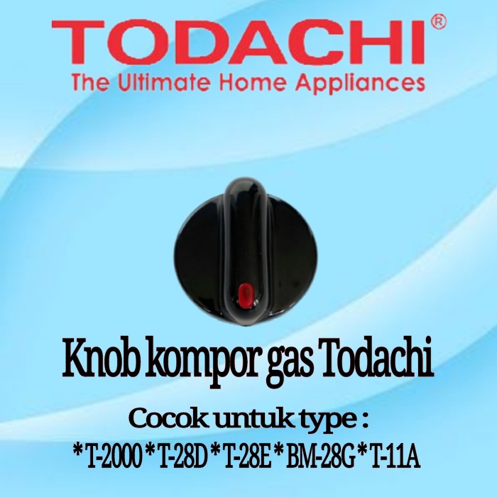 TODACHI Knob Kompor Gas 1 Tungku atau 2 Tungku