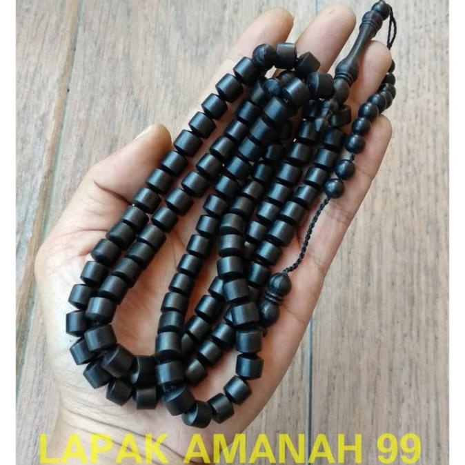 Tasbih Kayu Galih Kelor Hitam Kayu Bertuah 99 Butir