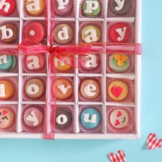 

★ BABY MACARON GIFT 25PCS, HADIAH UNIK MACARON ➸