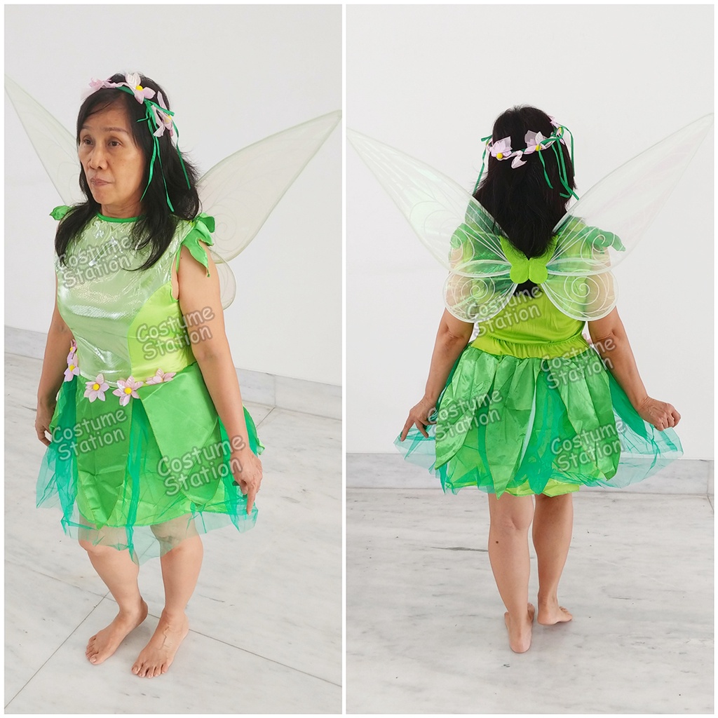 Kostum Tinkerbell / Costume Princess Fairy Peri Peter Pan Wanita Dewasa