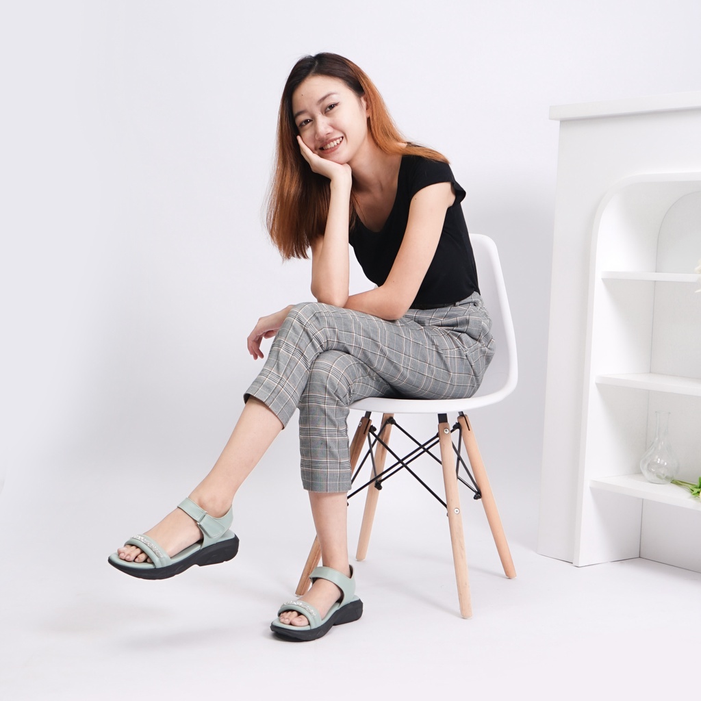 Sara Sara MAYA Sandal Wedges Wanita sandal tali terbaru