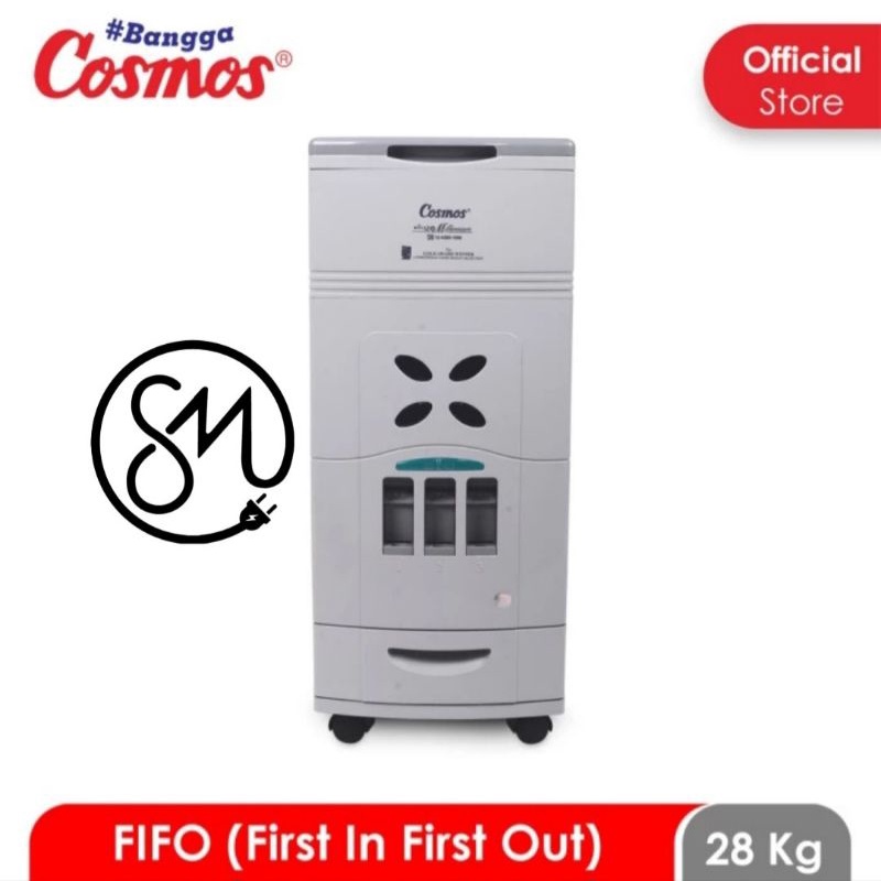 Rice Box Cosmos 28 kg Bio 28BIO tong tempat simpan beras 28kg