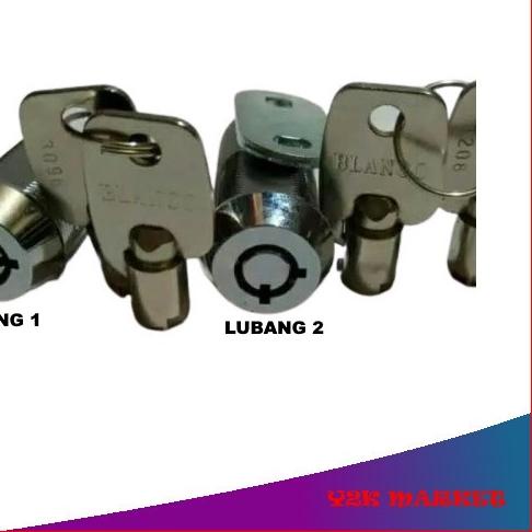 ℮ Kunci Dingdong Dindong BLANCO Camlok Bulat Tralis Kabinet ATM Brankas Etalase ✲