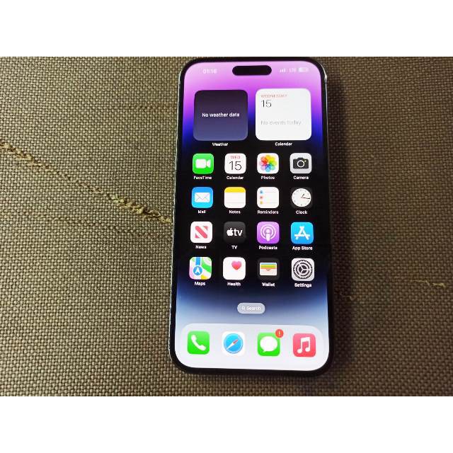 iPhone 14 Pro Max 128GB Deep Purple bekas mulus