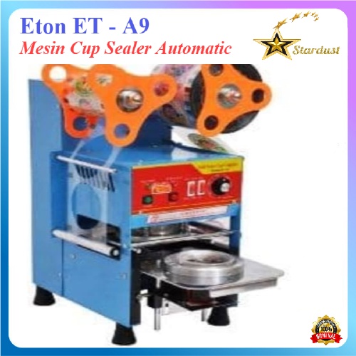 ETON ET-A9 Automatic Cup Sealer mesin Penyegel Cup Plastik Otomatis / Mesin Cup Sealer Gelas / Alat 