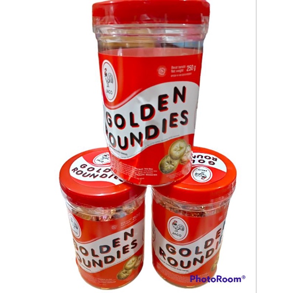 

golden roundies coklat coin 250gr/toples halal