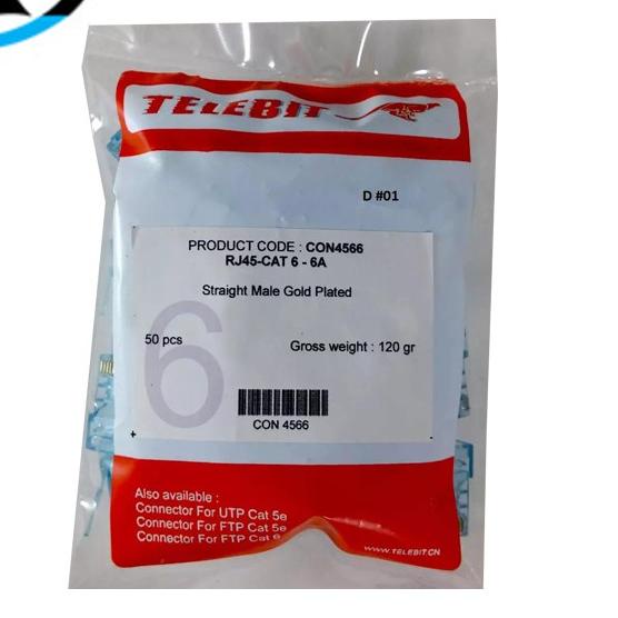 ✶ Telebit Konektor RJ45 Cat6 isi 50pcs ۝