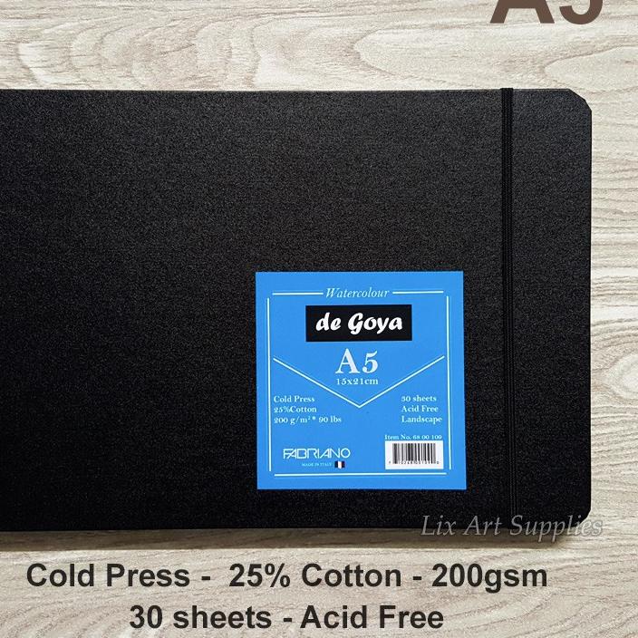 

Terlaris De Goya Watercolor Book Stitched - A5 (30 sheets - 200gsm) grosir