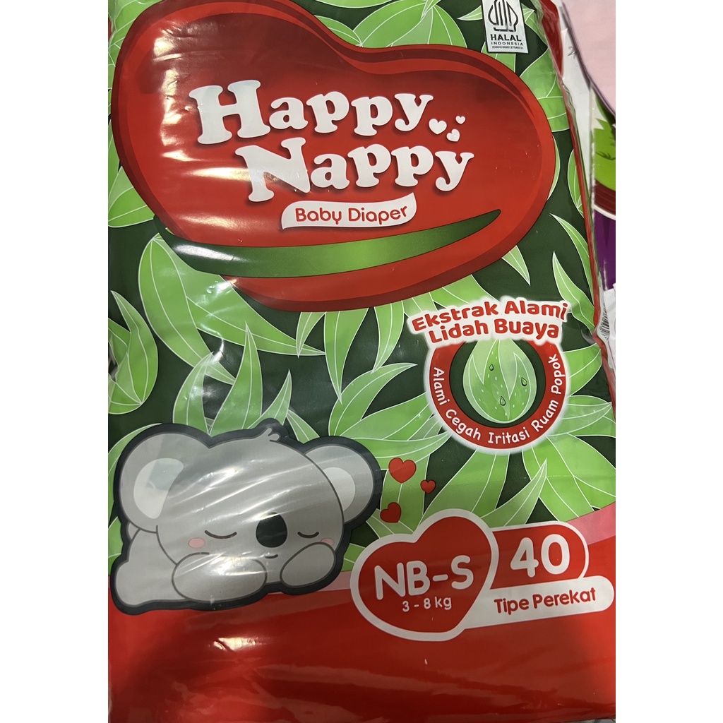 Happy Nappy Perekat Tape NB-S40 / M40 / L40