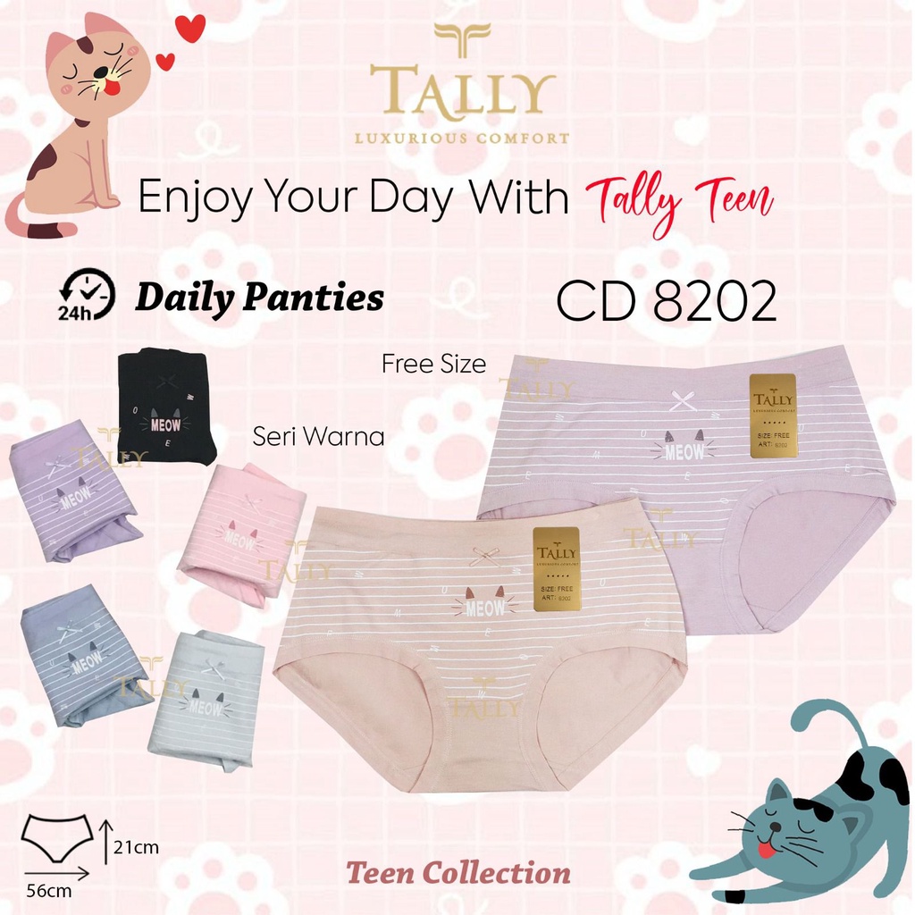 CD 8202 MEOW TALLY KATUN - CD TALLY MEOW KATUN 8202 - TALLY CD CELANA DALAM DEWASA / REMAJA 8202 TALLY TEEN 8202 MEOW - CD CELANA DALAM REMAJA PEREMPUANTally 8202 CD Celana Dalam ABG Remaja KatunTALLY 8202 CELANA DALAM REMAJA CD KATUN ABG