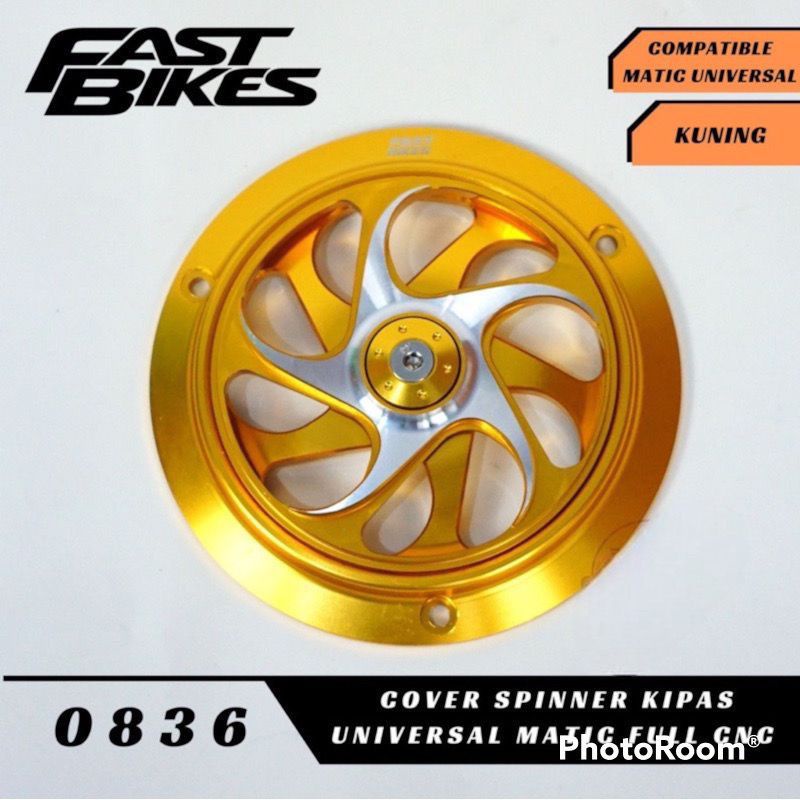 Cnc Cover Pelindung Kipas Radiator Mesin Motor Engine Cooling Fan Kipas Radiator Untuk Vespe Sprint Primavera(polos) 125 150