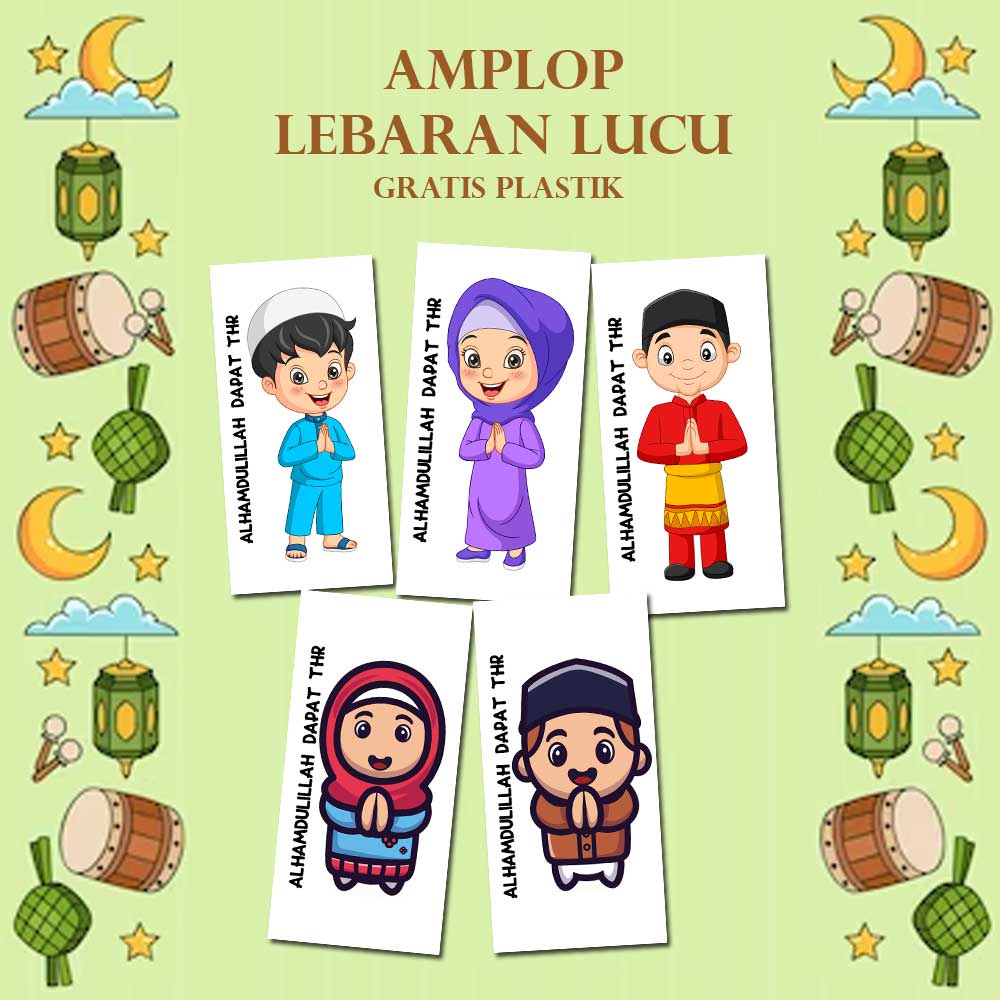 

Amplop Lebaran 2023 Lucu - Amplop Lebaran Unik - Amplop Lebaran Aesthetic