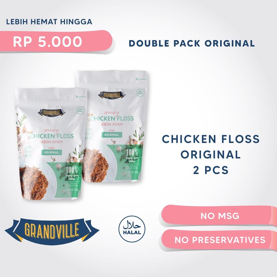 

➺ Grandville Abon AYAM Crunchy Double Pack Original ➼