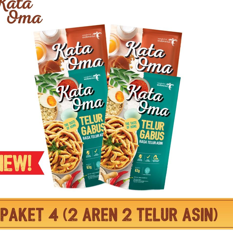 

◘ Kata Oma Telur Gabus Paket 4 New ◊
