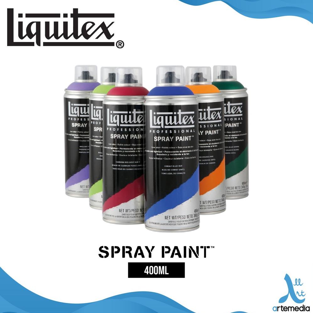 

Cat Akrilik Liquitex Spray Paint 400ml Acrylic Color - 01/02