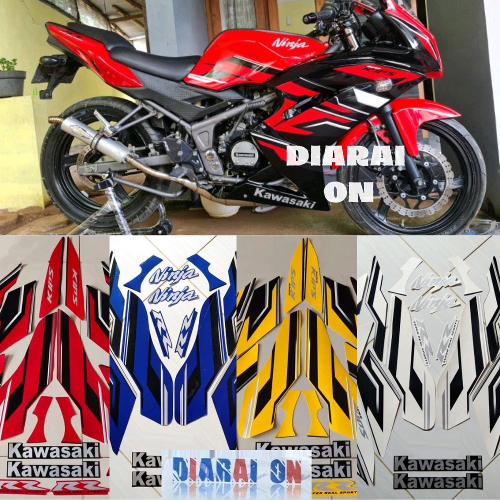 Striping Stiker Motor Ninja RR - Ninja 2015 Murah