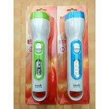 Senter Rechargeable Fox 107 Terbaru Led Emergency Charger Cas Listrik