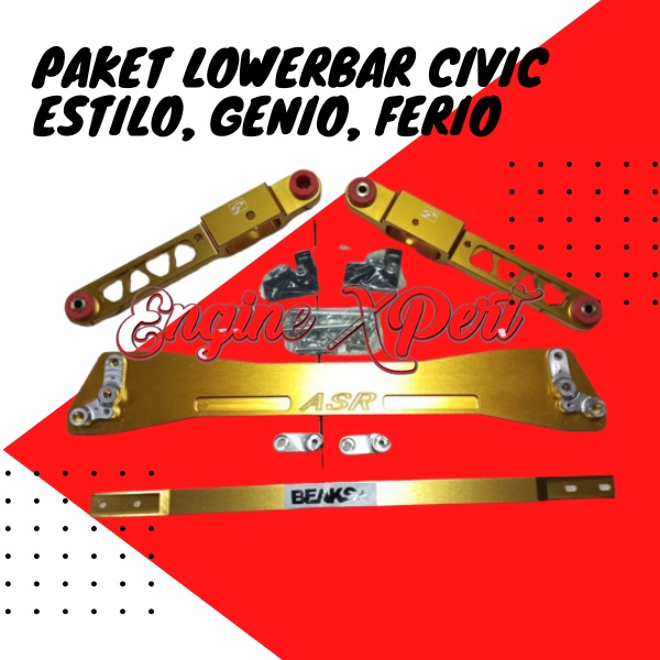 Paket Armset LCA ASR BEAKS Civic EG Nouva, Estillo, Genio