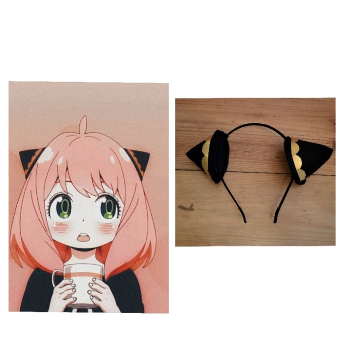 Bando Wig Rambut Palsu Cosplay Anak Anya Forger Spy X Family 003