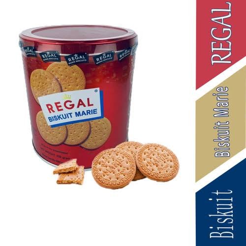 

MARIE regal kaleng 550gr merah mini bulat biskuit tin susu murah enak