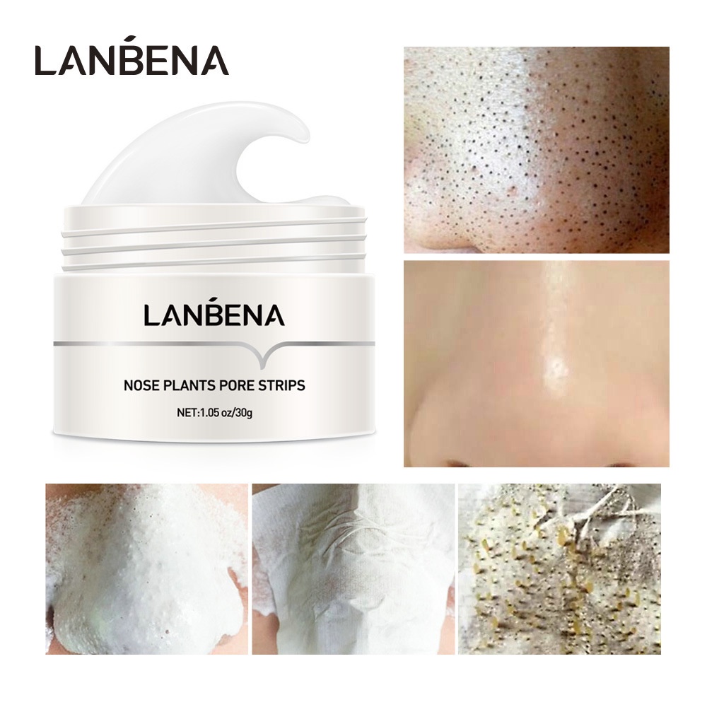 LANBENA Komedo Blackhead Remover Cream Krim - Nose Plants Pore Strips 30g