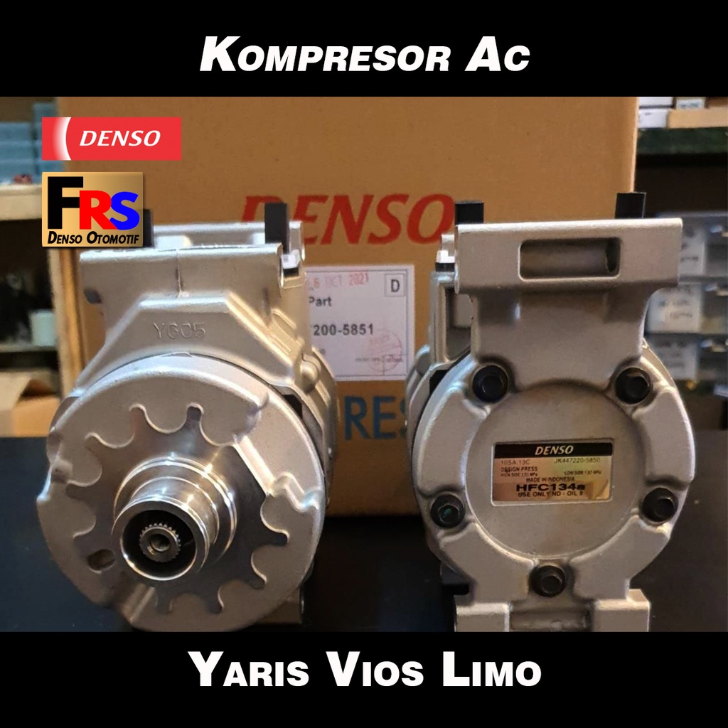 Kompresor Ac Yaris Vios Limo lama Compressor ac Yaris Vios Limo old