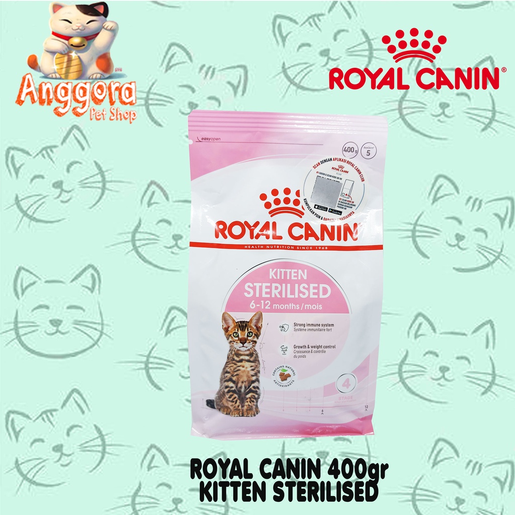 Makanan kucing ROYAL CANIN KITTEN STERILISED 35 400gr Freshpack