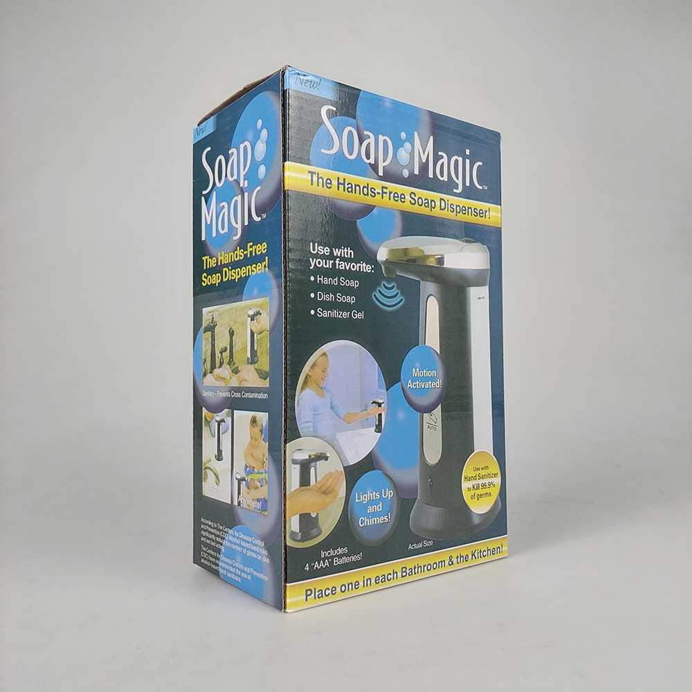 Soap Magic Tabung Dispenser Sabun Otomatis 400ML - AD-03 - Black