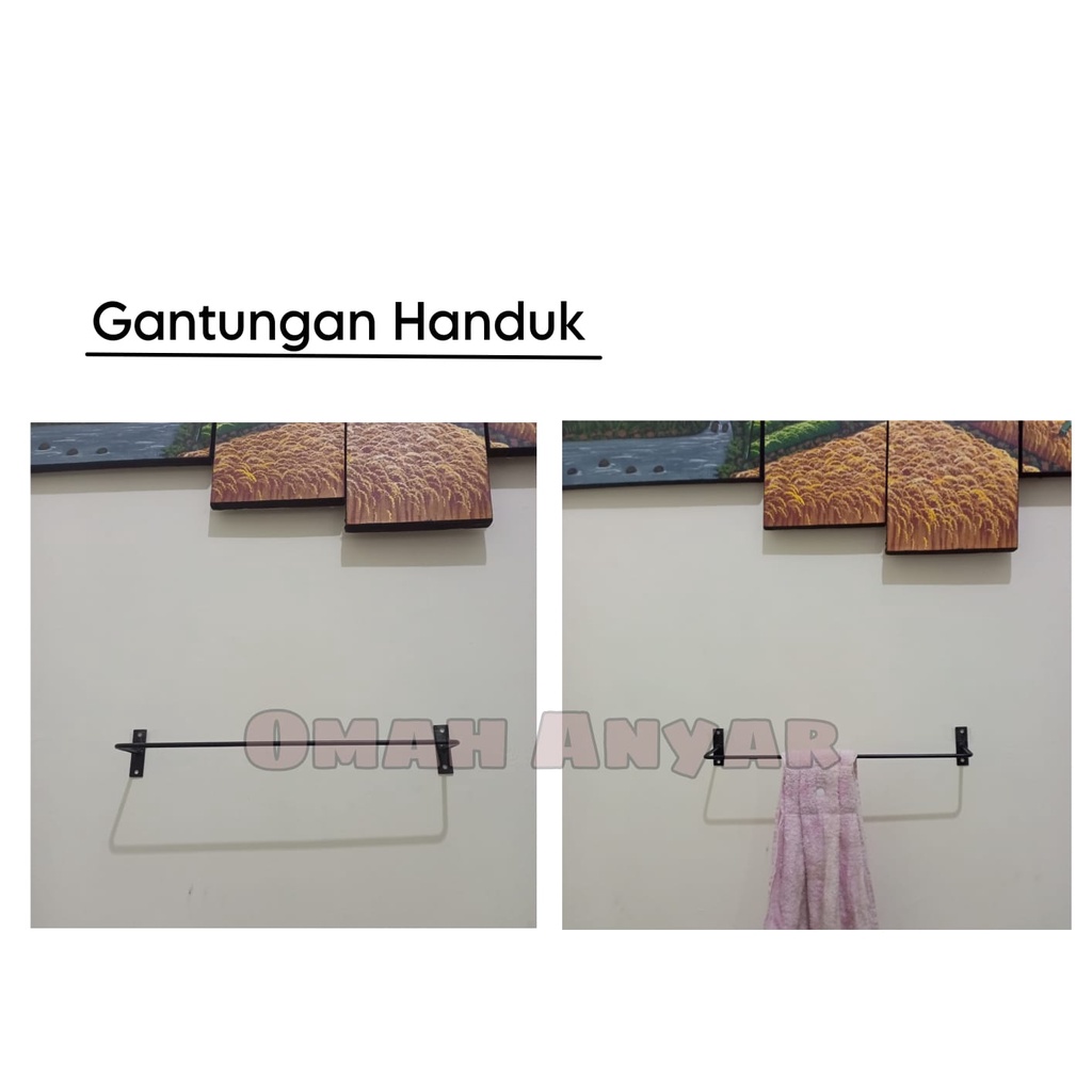 Gantungan Sebaguna Handuk Dinding Minimalis